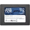 SSD SATA III de 2,5 pulgadas PATRIOT P210 512 GB – 500 MB/s lectura, 400 MB/s escritura