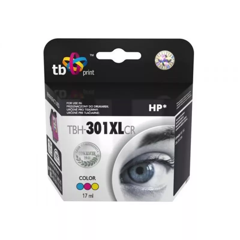 Tinta HP DJ1050/2050 color remanufacturada XL TBH-301XLCR