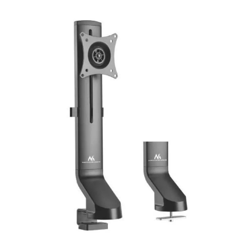 Soporte de monitor Maclean MC-853 para 1 pantalla, soporte de mesa con soporte de mesa para ordenador de 17 a 32 inch VESA 75x75 100x100 hasta 8 kg (para 1 pantalla)