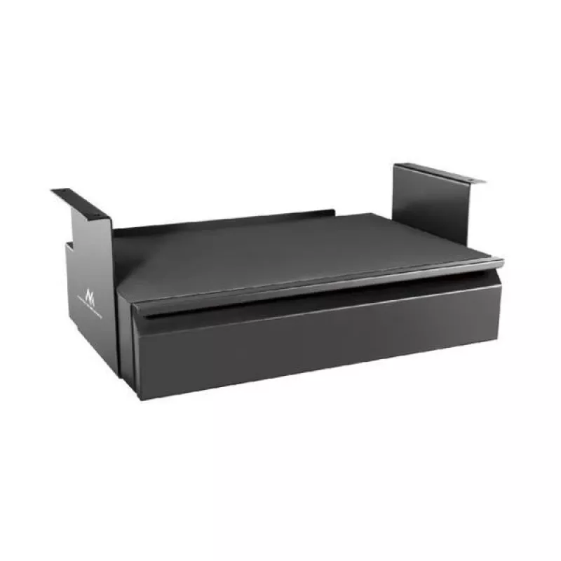Cajón bajo escritorio MACLEAN MC-875 – bandeja de acero, para montaje bajo el escritorio, capacidad de carga hasta 5 kg