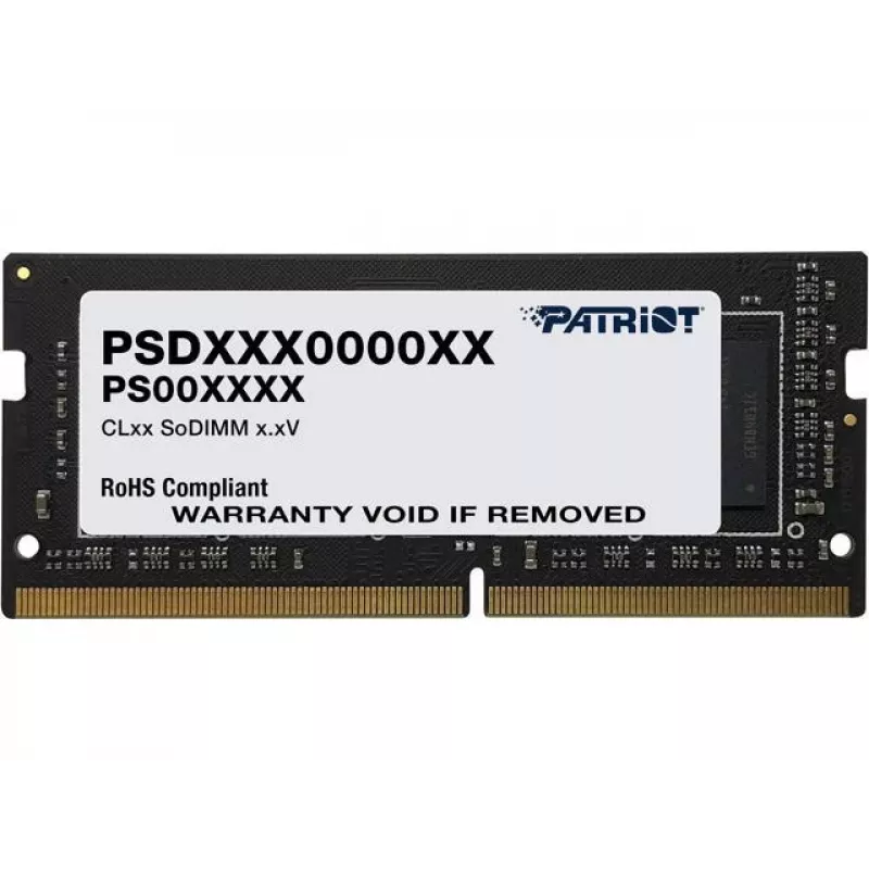 Patriot PSD48G320081S Signature Line SO-DIMM, 8GB, 3200MHz, DDR4, CL22, 1.2V