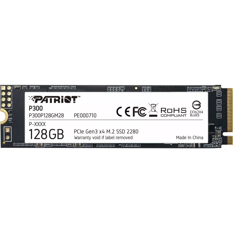 Unidad de estado sólido interna Patriot Memory P300P128GM28 M.2 128 GB PCI Express NVMe