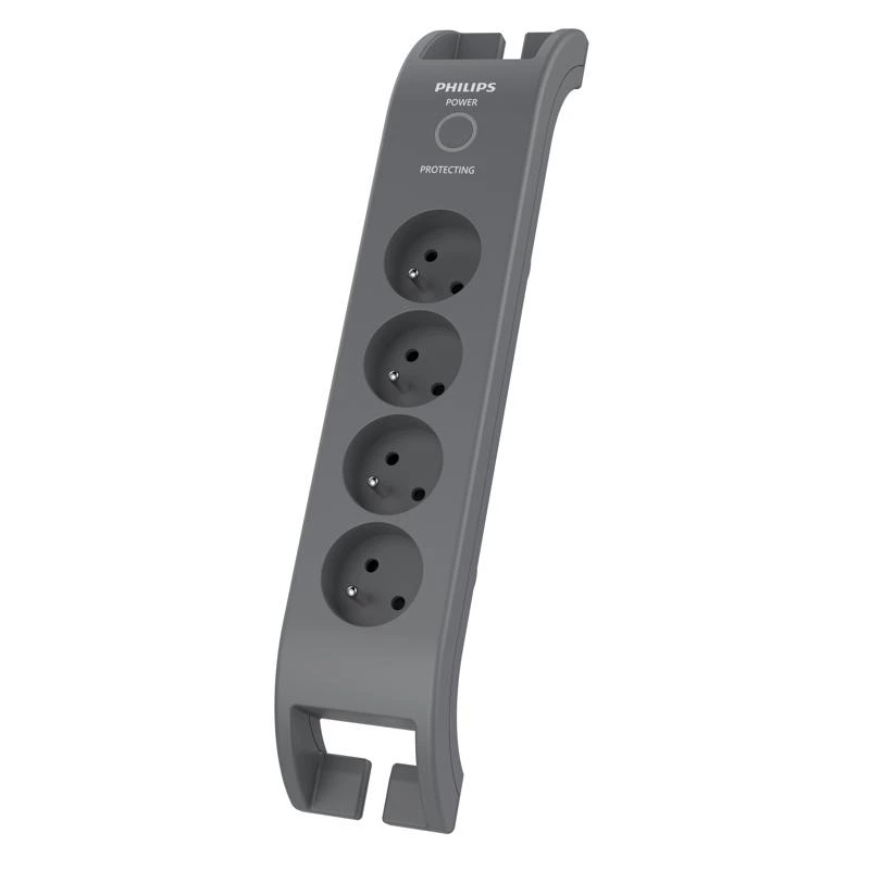 Philips SPN3140A/60 regleta con protección contra sobretensiones, 4 tomas, 2 m