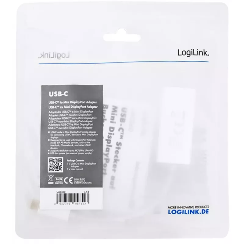Adaptador de cable de vídeo LogiLink UA0360
