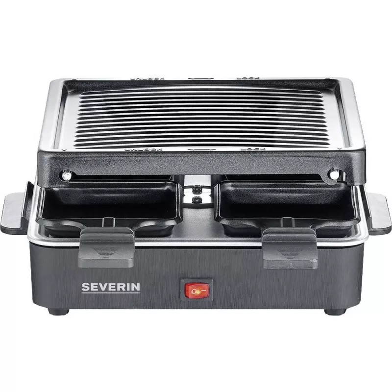 Raclette Grill mini Severin 4 pequeñas sartenes antiadherentes 600 W