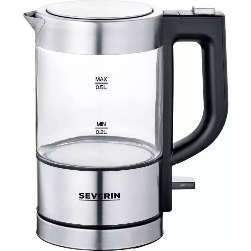 Severin WK 3472 Hervidor de agua 0,5 L Plata 1100 W (WK3472)