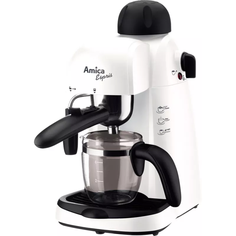 Cafetera expreso blanco-negro CD1011