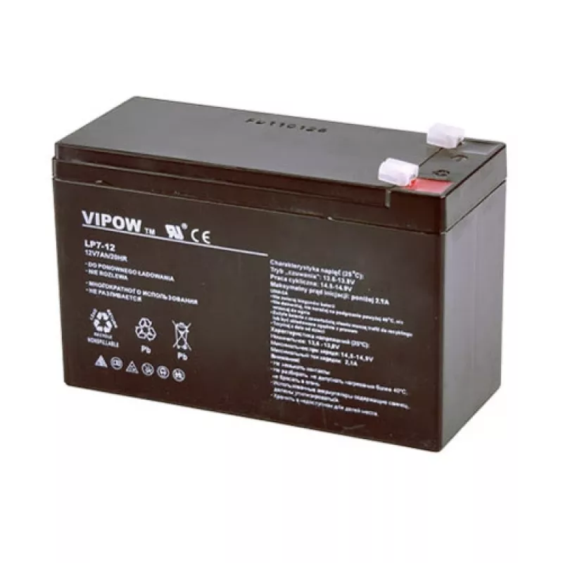 Batería de plomo 12V 7,0Ah VIPOW
