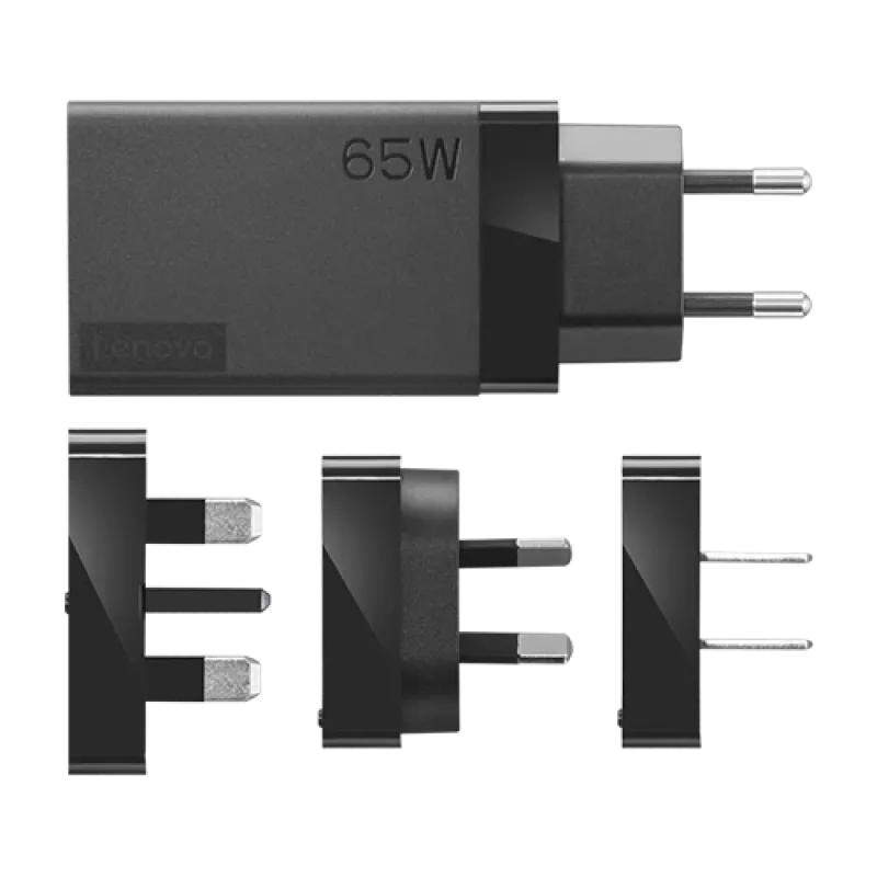 Cargador para dispositivos móviles Lenovo 40AW0065WW universal negro AC interior