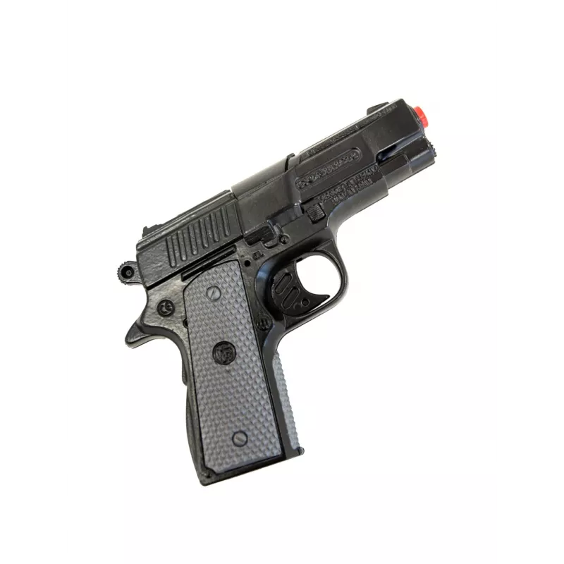 Pistola de policía de juguete de metal Pulio modelo 15546/6 — diseño realista, construcción robusta