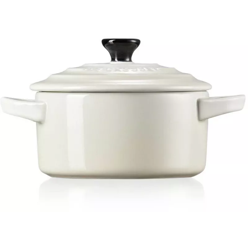 Le Creuset 71901107160100 Mini Dutch Oven, 0,25 L, blanco