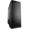 Carcasa de PC MODECOM Oberon Pro Midi Tower — negra, compatible con ATX/microATX/ITX, 7 ranuras de expansión, hasta 395 mm GPU, 5 bahías HDD/3 SSD