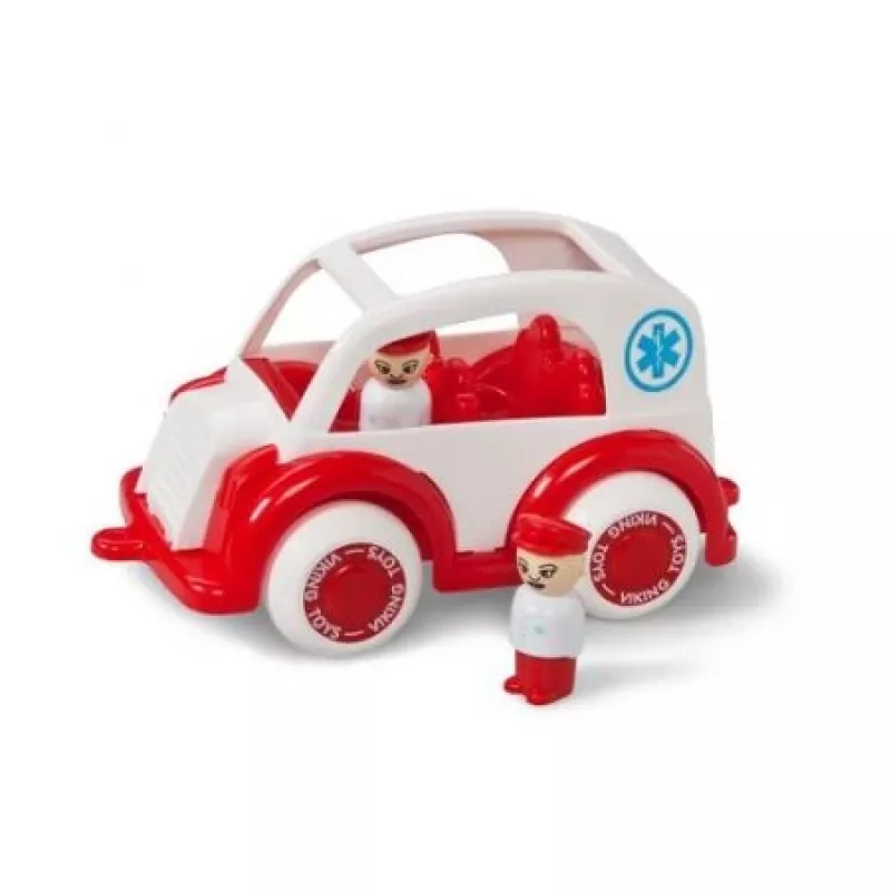 Vehículo ambulancia Jumbo con figuras Viking Toys