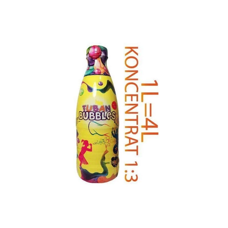 Solución para pompas de jabón TUBAN concentrado Big Bubbles líquido 1 l, transparente