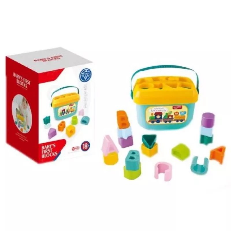 Cubo clasificador Ascato 108704 con bloques para clasificar y apilar