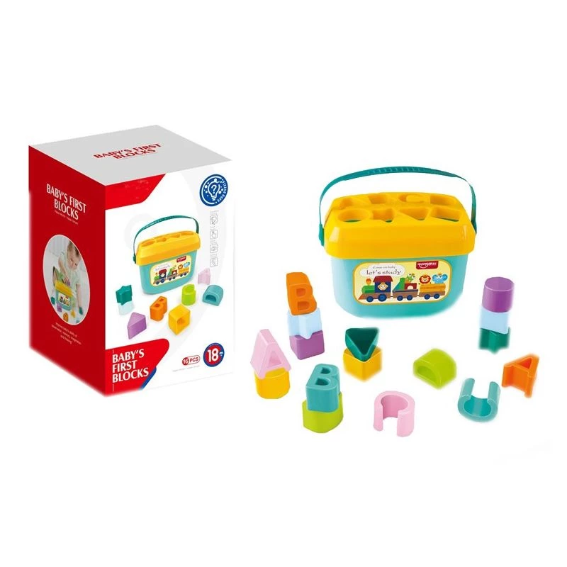 Cubo clasificador Ascato 108704 con bloques para clasificar y apilar