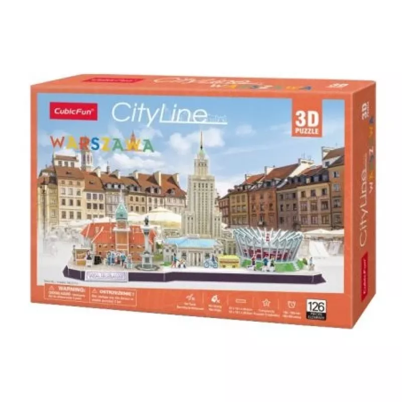 Puzle 3D - Cityline Varsovia