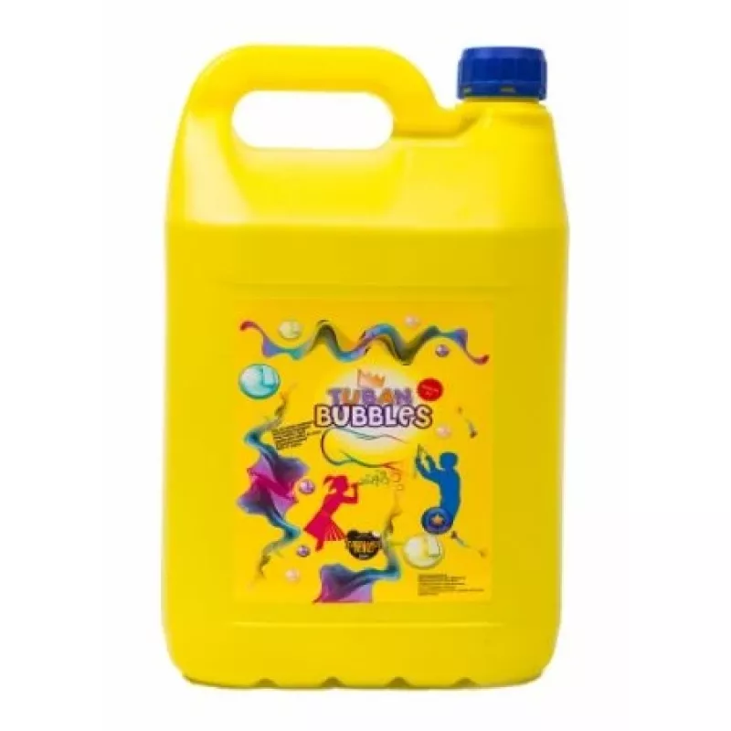 Líquido para pompas de jabón TUBAN 5 l TU3603 – solución de pompas para juguetes y máquinas de pompas