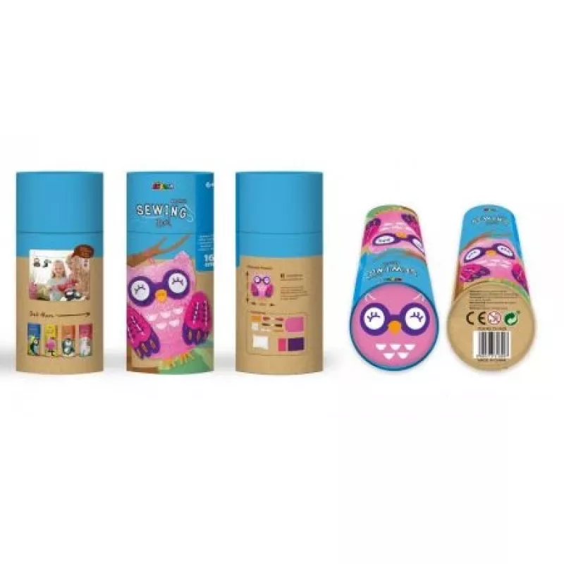 Kit para coser un llavero, búho