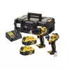 Set combinado a batería DeWalt DCK2062M2T — 18 V, taladro atornillador DCD709 + llave de impacto de 1/4
