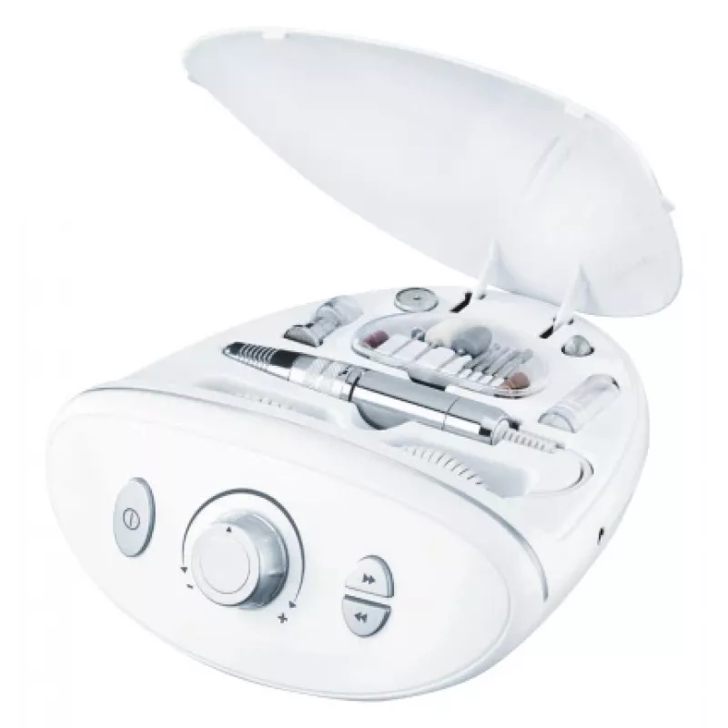 Set de manicura y pedicura Beurer MP 100 cuidado de uñas – aparato eléctrico de manicura/pedicura, blanco