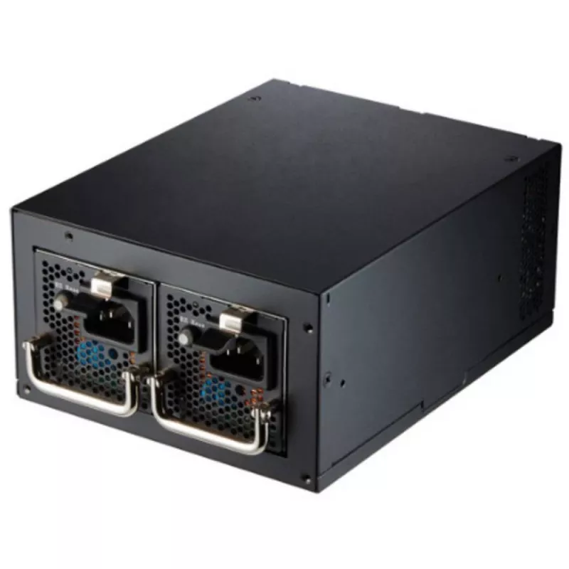 FSP Twins PRO 700W fuente de alimentación PS2 ATX redundante ATX negra, 700 W, 100 - 240 V, 50 - 60 Hz, 10-5 A, activa, 130 W
