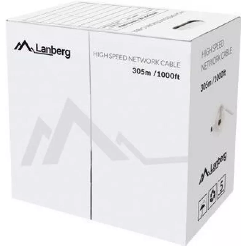 Cable de red Lanberg LCU5-12CU-0305-B U/UTP Cat5e 305 m azul