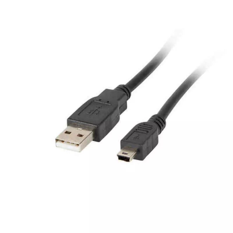 Cable USB 2.0 Mini AM-BM5P 1,8 m negro