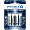 Pila desechable everActive alcalina AA 1,5 V LR64BLPA pack de 4