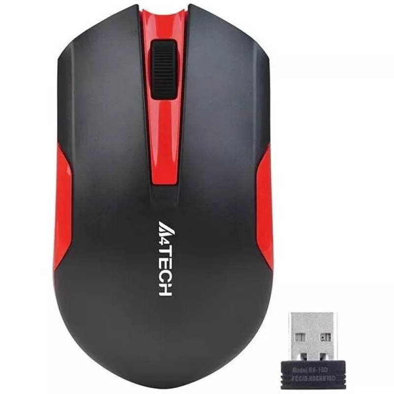 Ratón A4Tech G3-200N ambidiestro RF inalámbrico óptico 1000 DPI