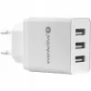 Everactive CARGADOR DE TELÉFONO 3X USB 3, 4A BLANCO