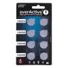 Set de 8 pilas de litio everActive 4 x CR2032, 2 x CR2025, 2 x CR2016