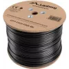 Lanberg LCF5-21CU-0305-BK cable de instalación Cat5e F/UTP para exterior, cobre macizo, 305 m, negro