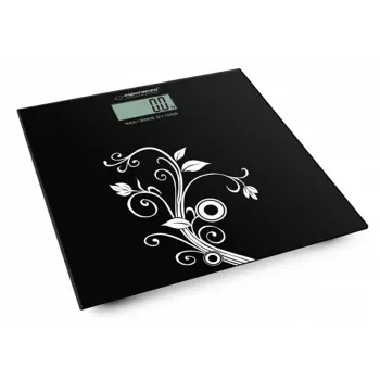 Esperanza EBS003 báscula de baño báscula de baño electrónica cuadrada negra, blanca