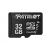 Tarjeta de memoria microSDHC PATRIOT PSF32GMDC10 — 32 GB, UHS‑I, Class 10 (U1), V10, 80 MB/s, negra