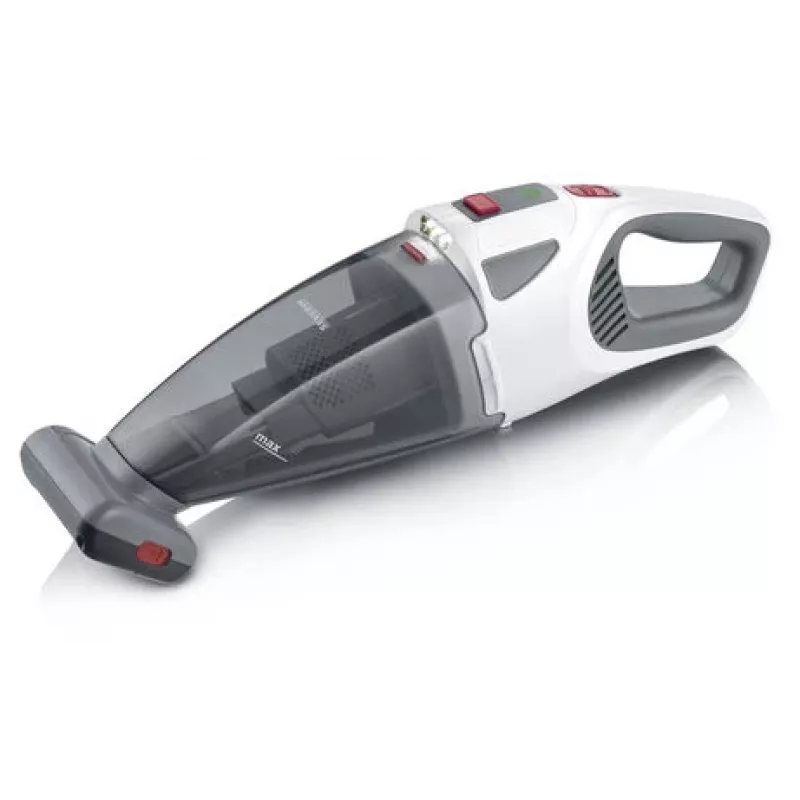 Severin HV 7146 Aspirador de escoba/eléctrico Batería Seco y húmedo UltraFine 120 W Gris, Rojo, Blanco 2,2 Ah
