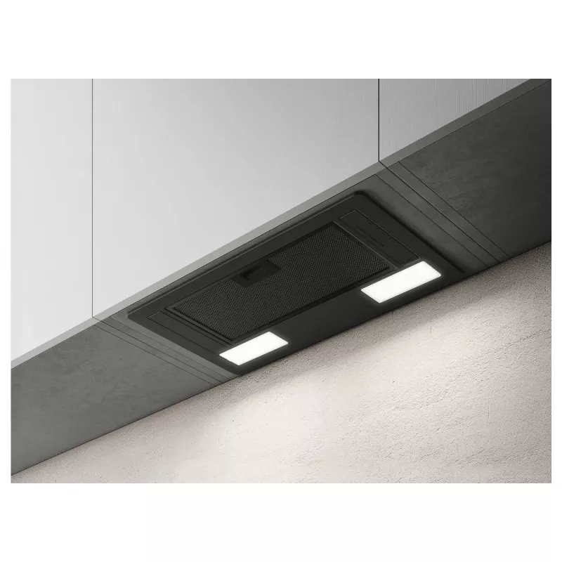 Campana extractora de lujo integrable Elica ERA-LUX-BLK-60 60 cm Negra Era