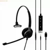 EPOS Sennheiser Headset Impact SC 635 USB-C 3,5mm USBC 3,5mm mono negro plata (1000669)