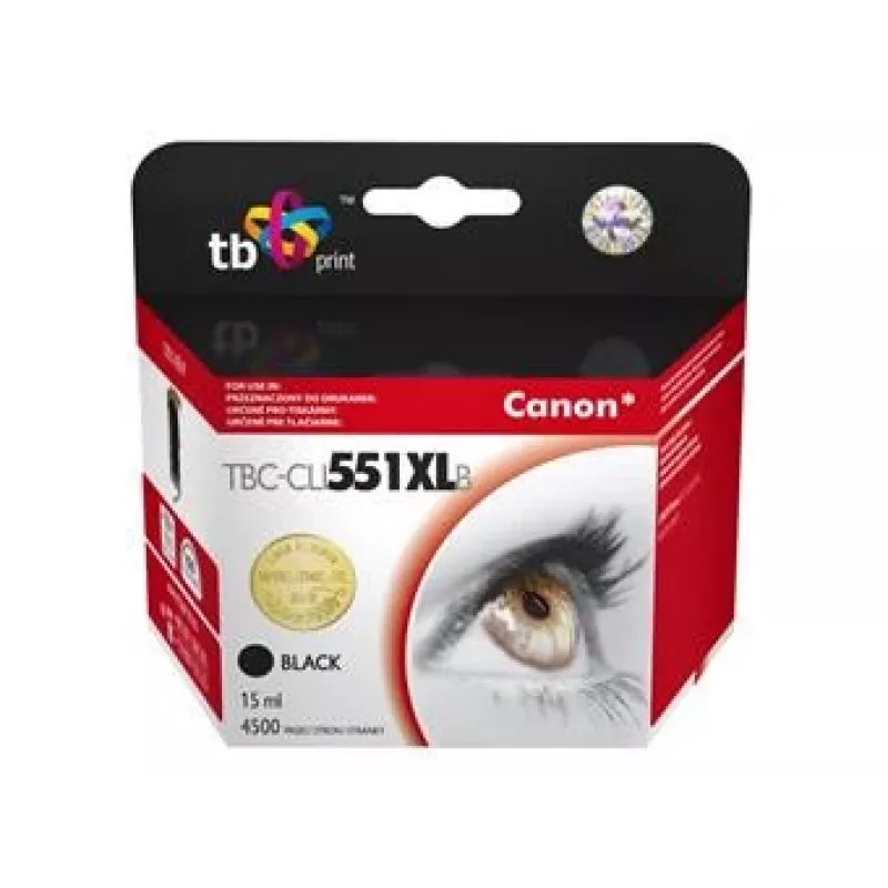 Cartucho de tinta compatible TB para Canon CLI-551XL BK negro