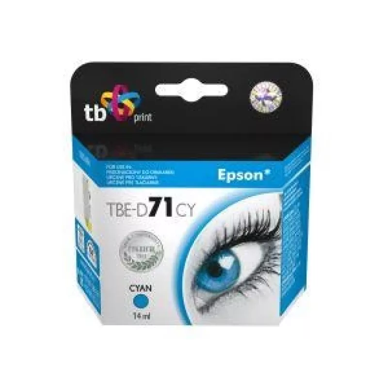 Cartucho de tinta TB compatible con Epson T0712 cian