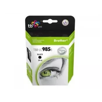 Cartucho de tinta TB compatible S Brother LC 985 B 100% N