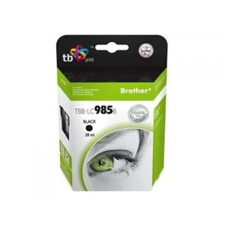 Cartucho de tinta TB compatible S Brother LC 985 B 100% N