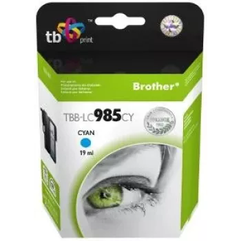 Cartucho de tinta TB compatible S Brother LC 985 CY 100% N