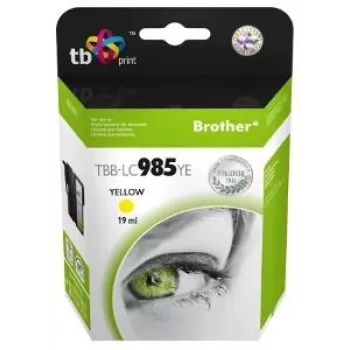 Cartucho de tinta TB compatible S Brother LC 985 YE 100% N