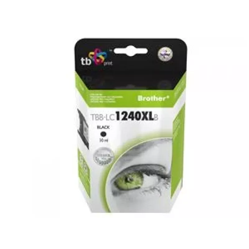 Tinta para Brother MFC-J6510DW LC1240XL negro TBB-LC1240XLB