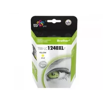 TB cartucho de tinta compatible para Brother LC1240XL, amarillo (TBB-LC1240XLY)