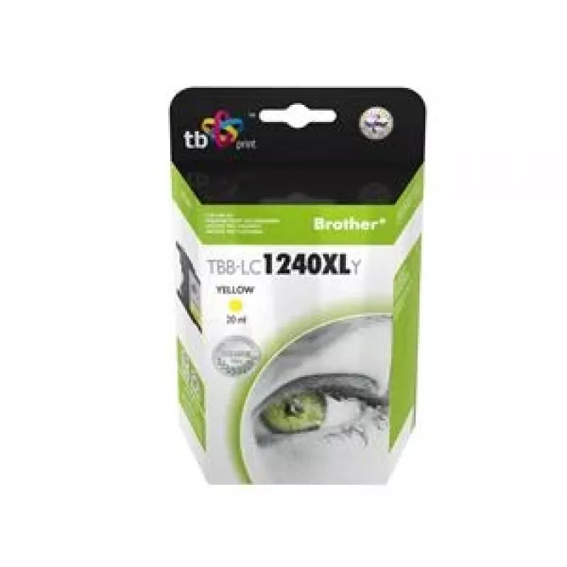 TB cartucho de tinta compatible para Brother LC1240XL, amarillo (TBB-LC1240XLY)