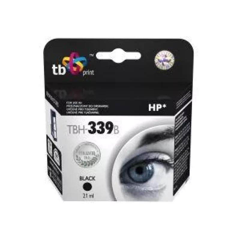 Tinta TBH-339B (HP n.º 339 - C8767EE) negro remanufacturada