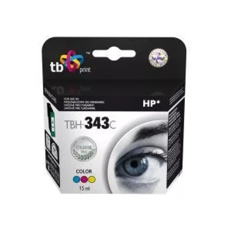 Tinta TBH-343C (HP n.º 343 - C8766EE) color remanufacturada