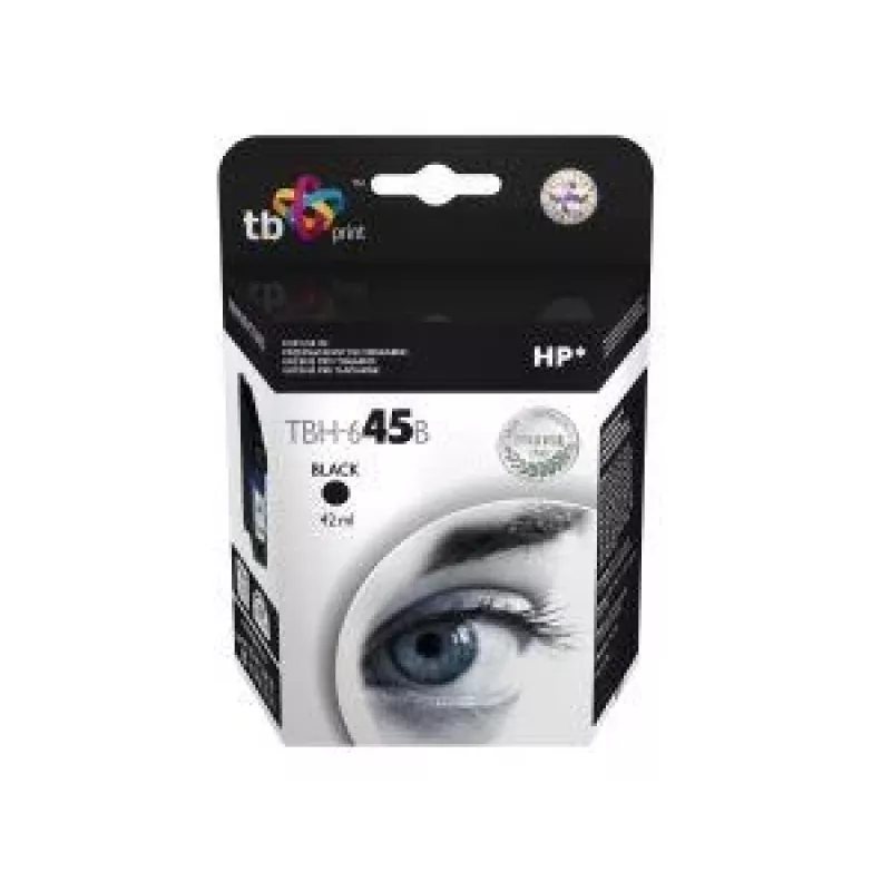 Tinta TBH-645B (HP n.º 45 - 51645AE) negro remanufacturada